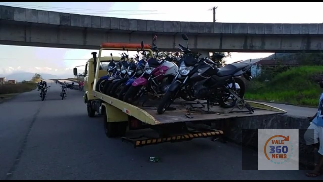 Polícia apreende 15 motos em Caraguatatuba em evento clandestino