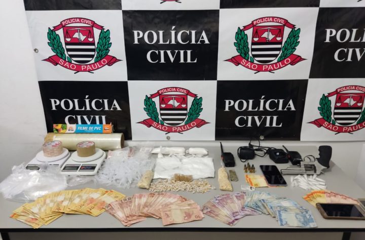 Polícia Civil prende 5 pessoas por tráfico de drogas em Caçapava