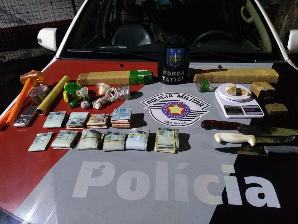 Operação Narco Brasil apreende drogas e mais de R$ 13 mil em Taubaté e São José dos Campos