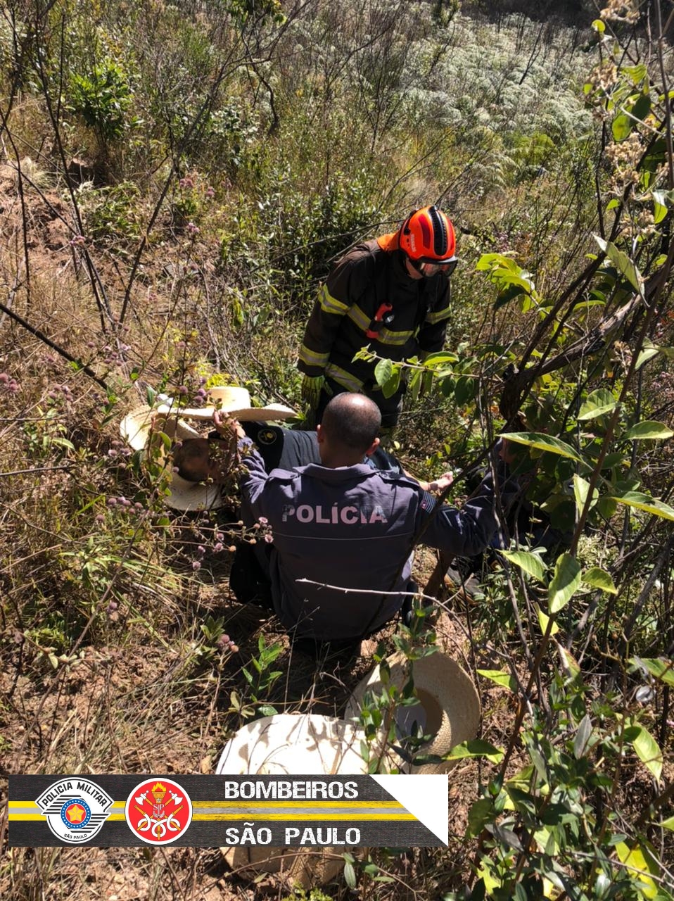 Homem foge de roubo e cai em ribanceira de quase 300 metros
