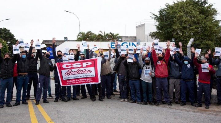 Trabalhadores da Elgin entram em greve em São José dos Campos