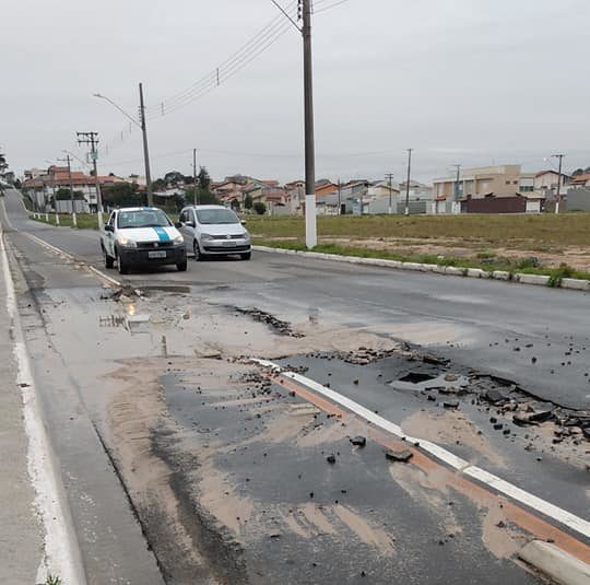 Rede de água rompe e afeta abastecimento em bairros de Caçapava