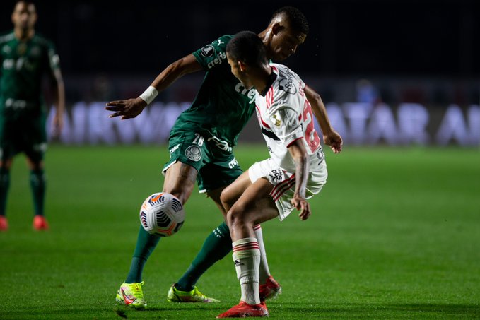 São Paulo e Palmeiras ficam no 1 a 1 pela Libertadores
