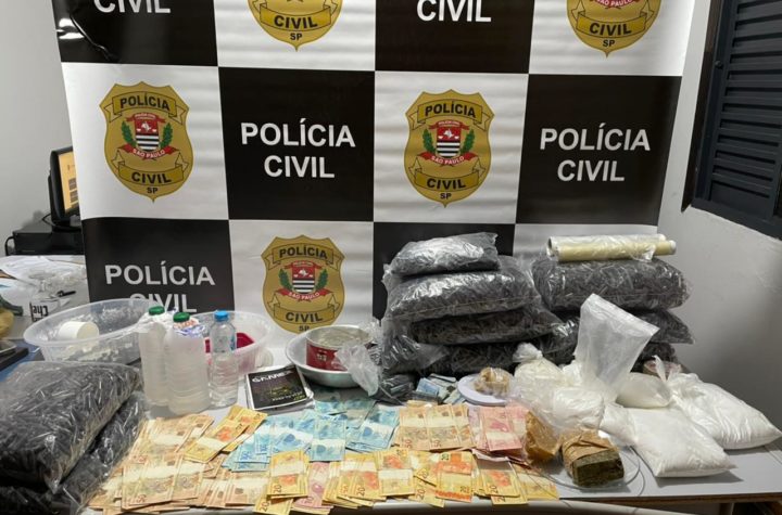 Quadrilha e chefe do tráfico são presos com grande quantidade de drogas em Jacareí