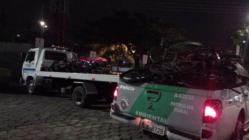 PM descobre desmanche de bicicletas em Caraguatatuba