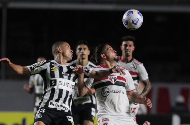 São Paulo e Santos empatam no Morumbi e seguem próximos do Z4