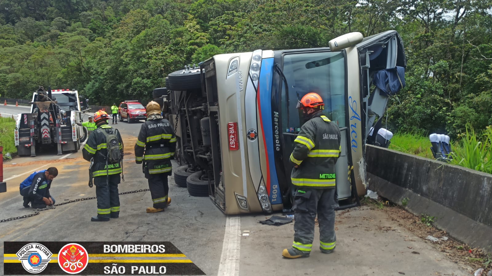 Sete vítimas do acidente da Oswaldo Cruz seguem internadas no Vale do Paraíba