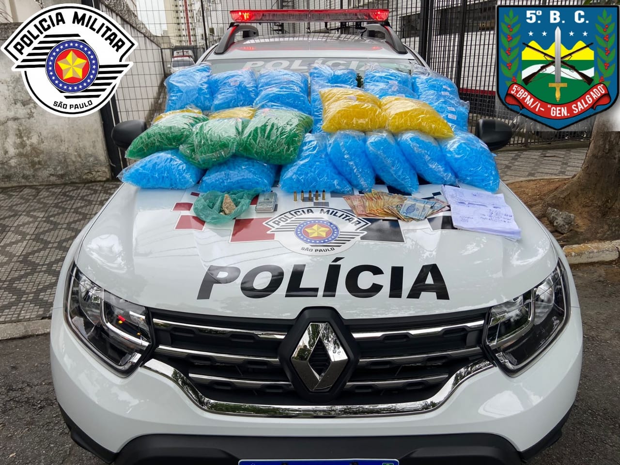 Homem suspeito de realizar tráfico de drogas é preso em Taubaté