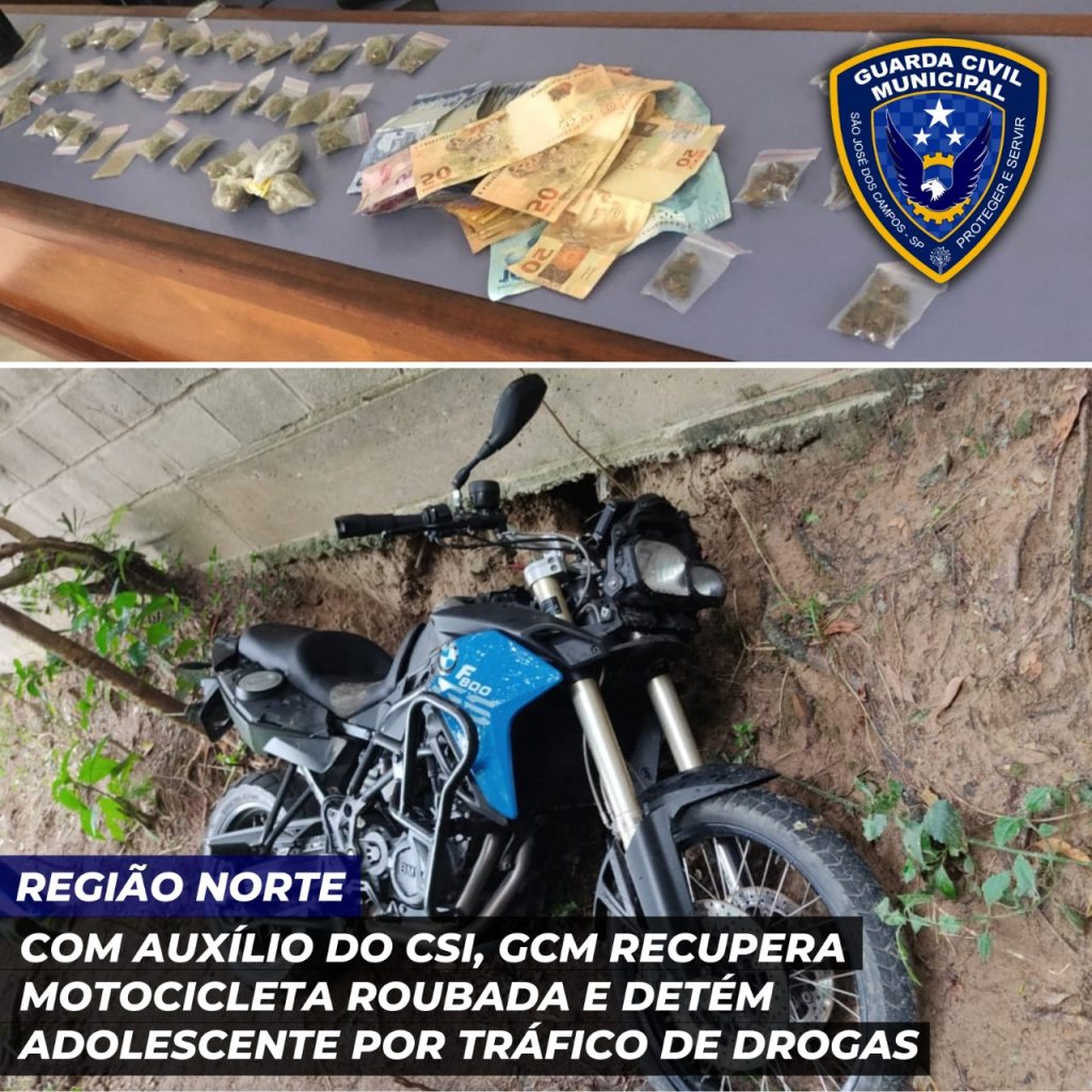 GCM SJC recupera motocicletas roubadas na Zona Norte da cidade 2 GCM SJC recupera motocicletas roubadas na Zona Norte da cidade