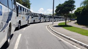 Greve do transporte em Jacareí tem 100% de adesão