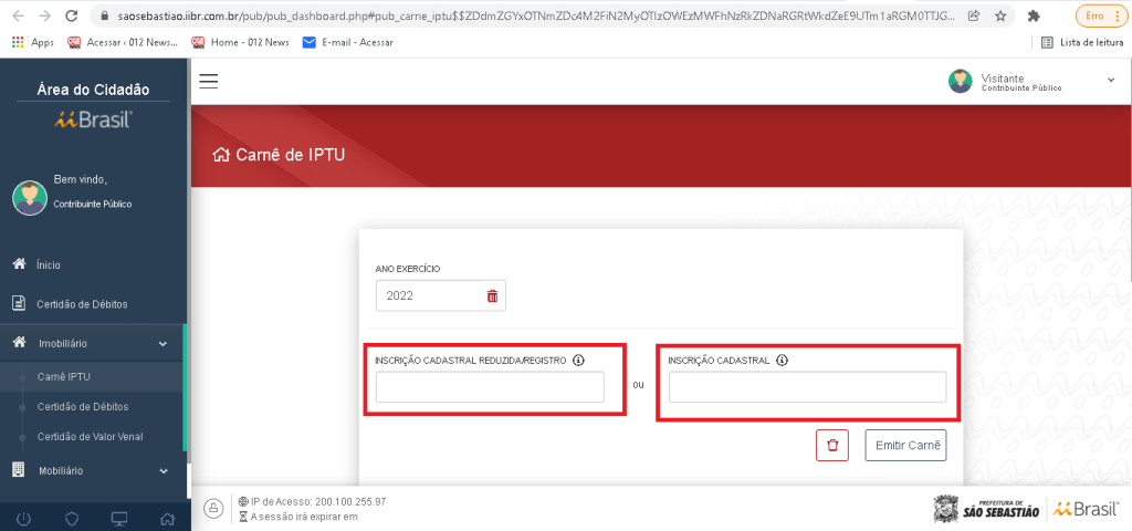 IPTU São Sebastião já está disponível. Veja como acessar