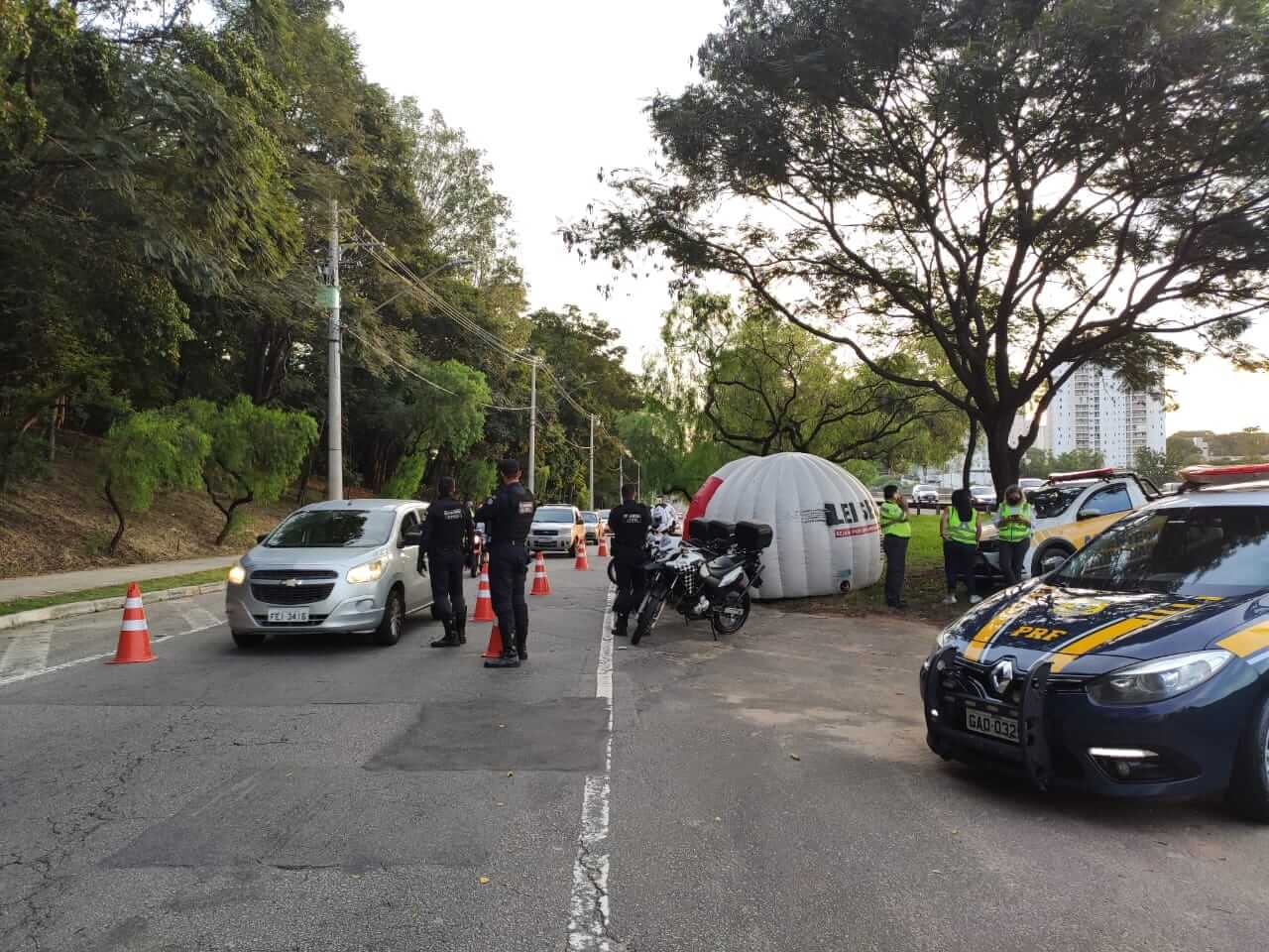 10% das pessoas fiscalizadas pela PRF em São José dos Campos se recusam a fazer o Teste do Bafômetro