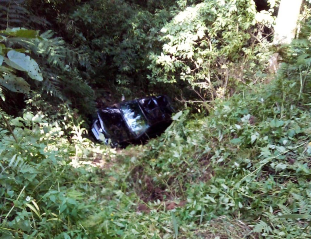 Carro cai em ribanceira de 50 metros pela rodovia SP50 em Campos do Jordão 1 rodovia sp50
