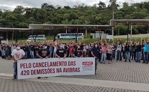 Trabalhadores da Avibras entram greve por causa de demissão em massa