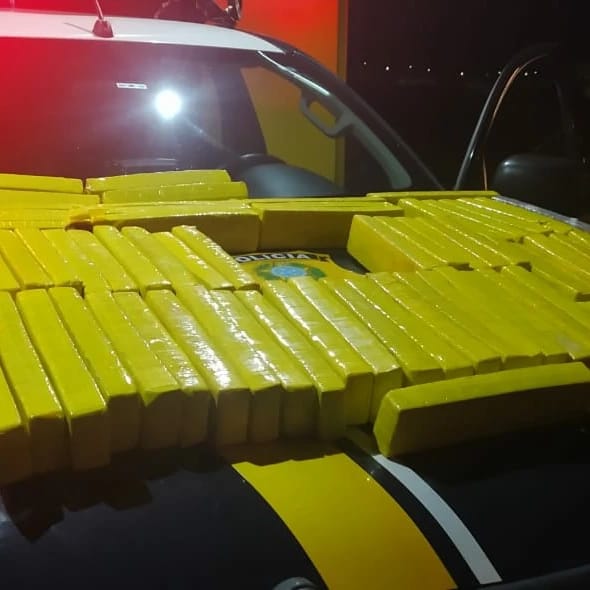 PRF apreende 57 kg de maconha na Via Dutra em Roseira 1 roseira