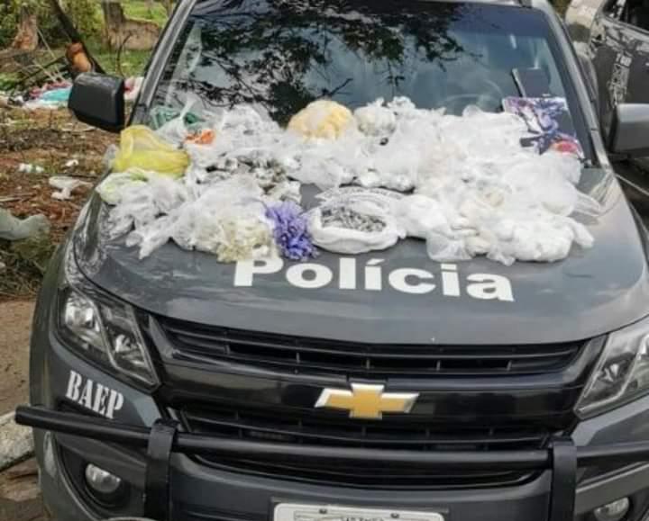 BAEP apreende 10 quilos de drogas em bairro de Caçapava