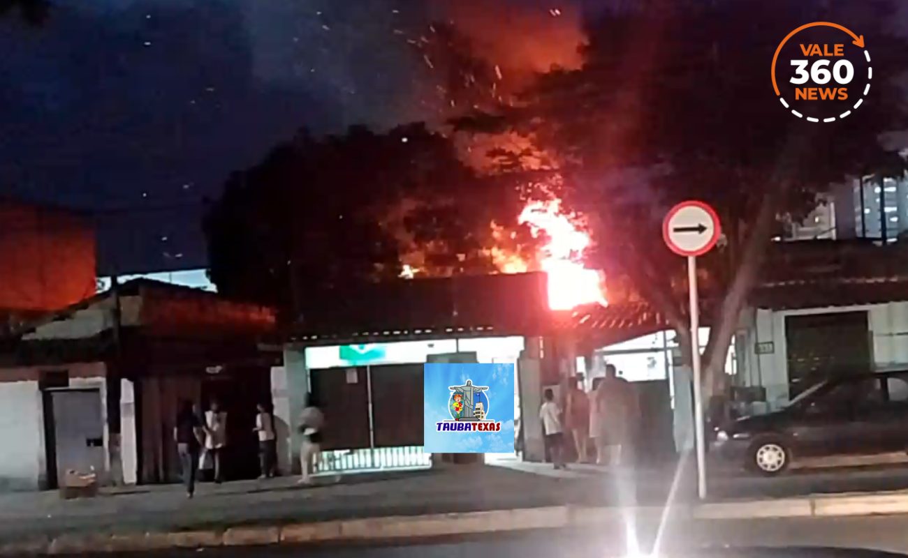 Mulher morre em incêndio em casa de Taubaté