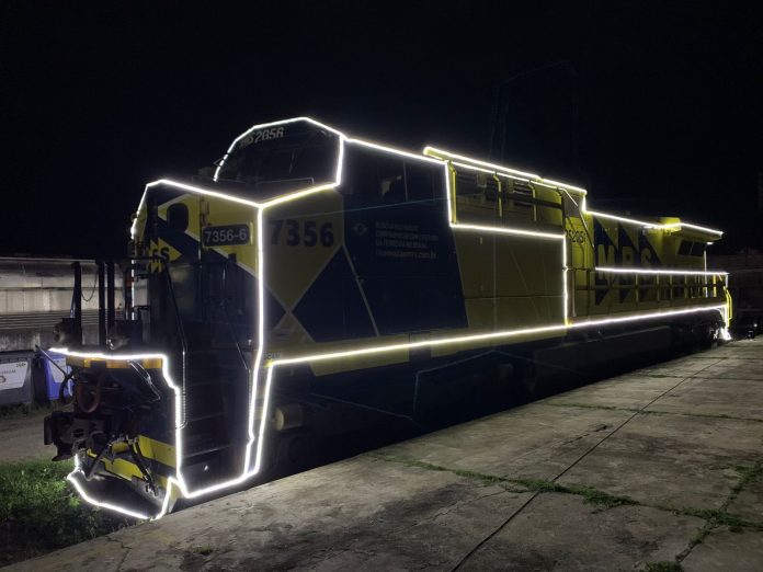 Trem de Natal passa por Taubaté