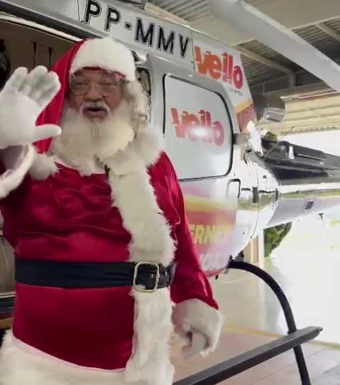 Chuva adia chegada do Papai Noel em Caçapava