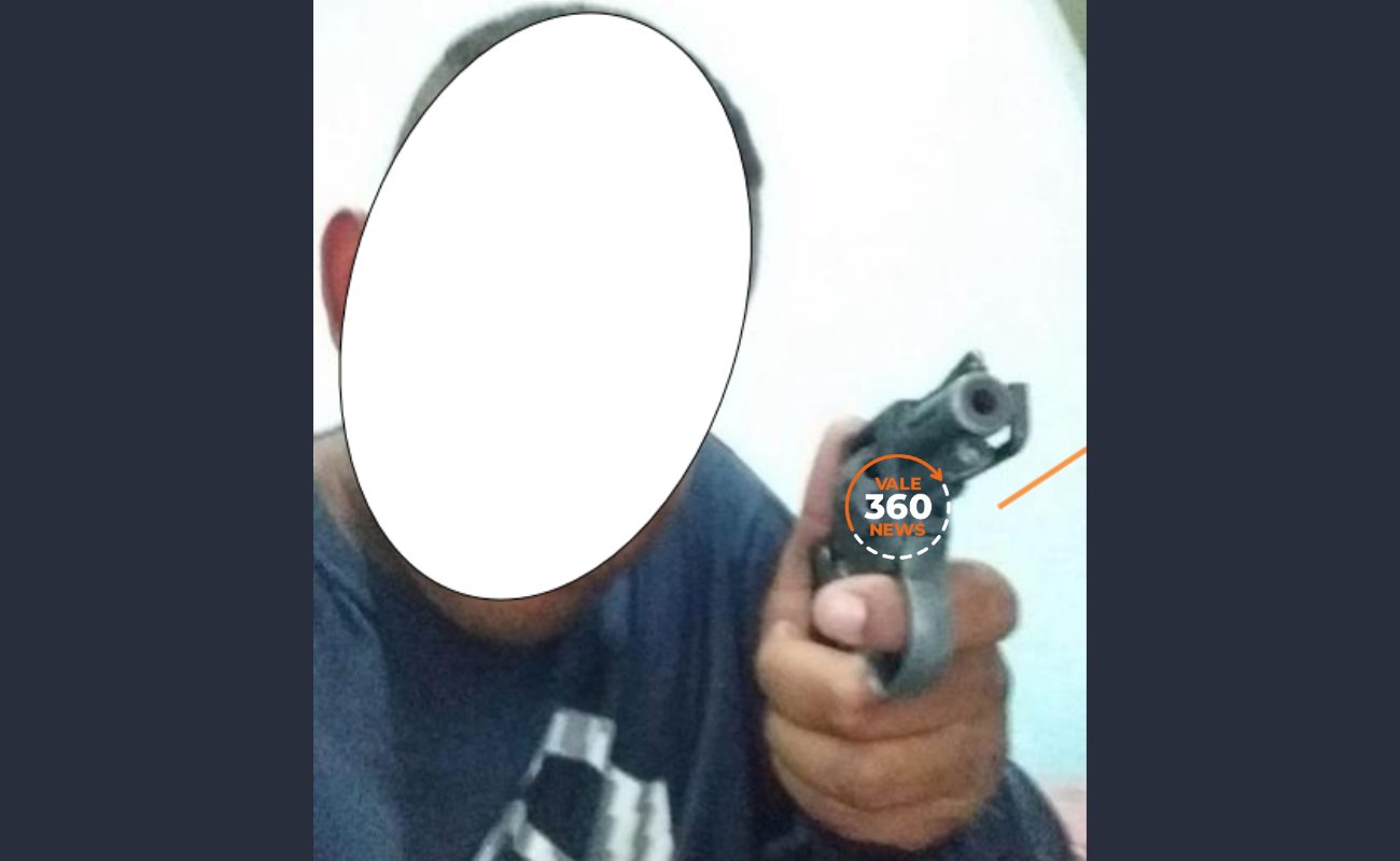 Polícia Civil de Taubaté prende homem que ostentava arma em rede social e é suspeito de tráfico de drogas na cidade