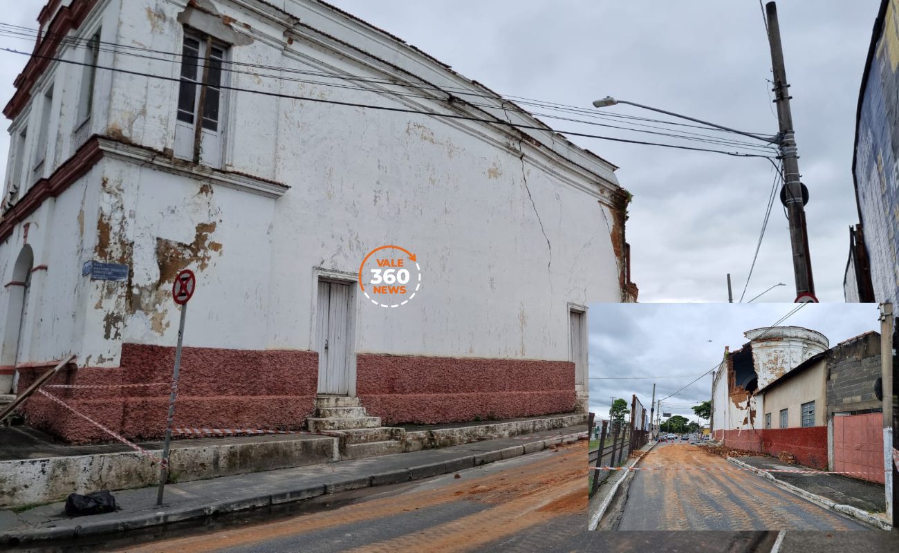Chuva arrasta pontes, alaga casas e compromete estrutura de igreja em Caçapava