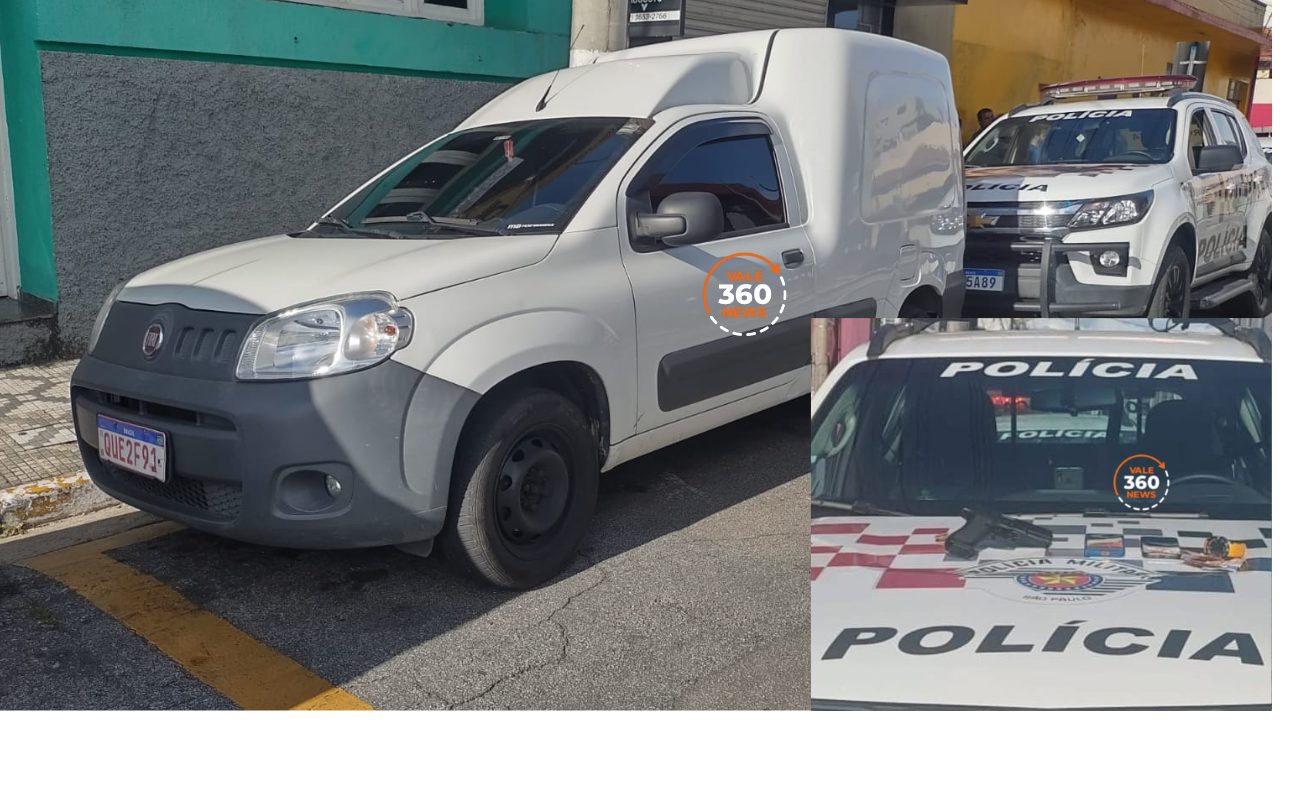 VÍDEO: Bandido rouba Uber e faz motorista de outro carro refém em Jacareí, rouba padaria em Caçapava, tenta subornar PMs e é preso