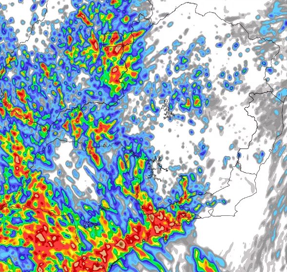 ATENÇÃO: Alerta de chuva volumosa para o Litoral de São Paulo