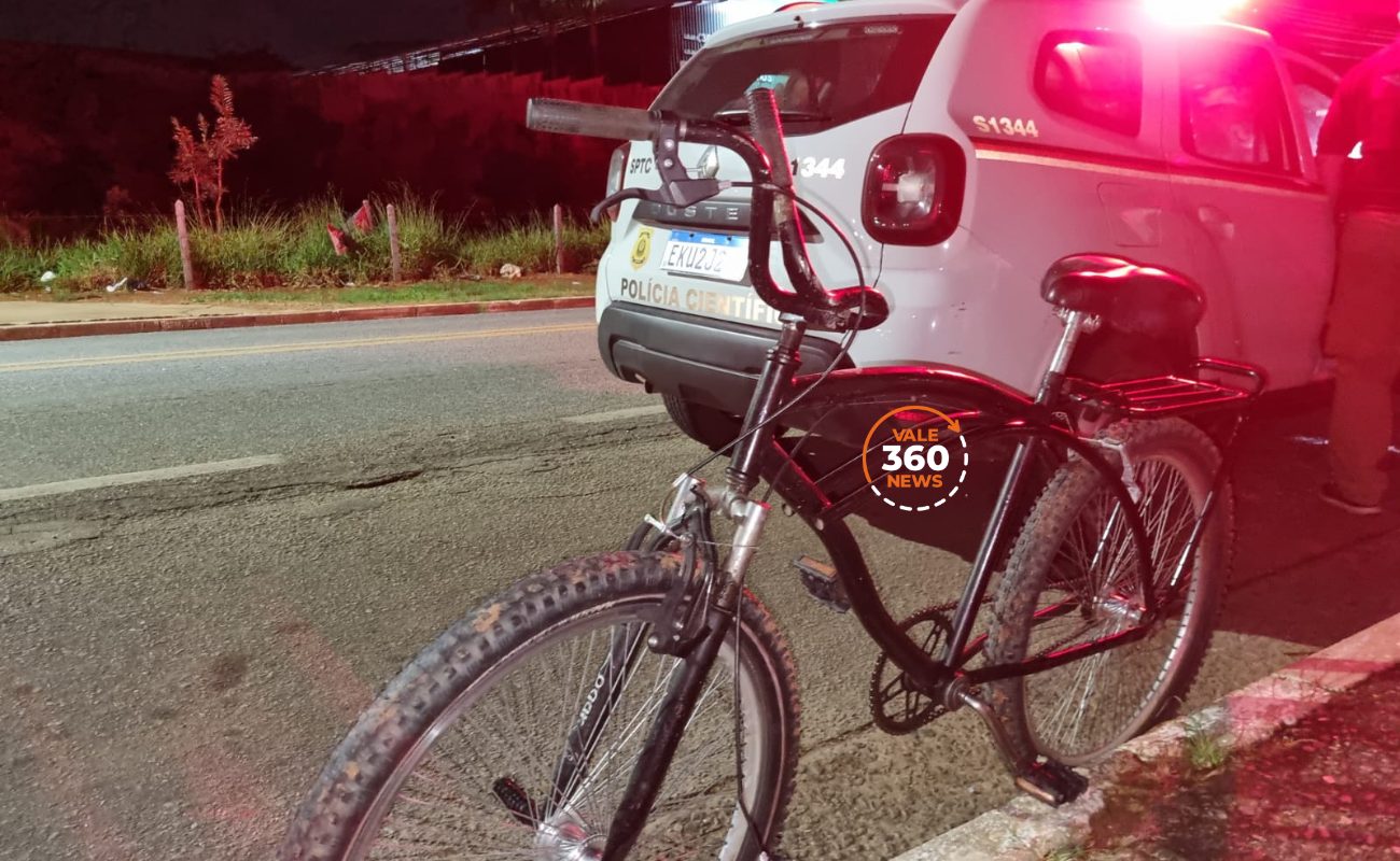 Motorista foge após atropelar e matar ciclista, de 76 anos, na Oswaldo Cruz em Taubaté