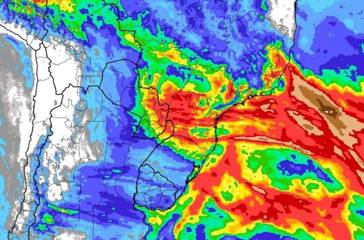 Centros de baixa pressão devem trazer chuva persistente e volumosa para a região entre 15 e 21 de abril