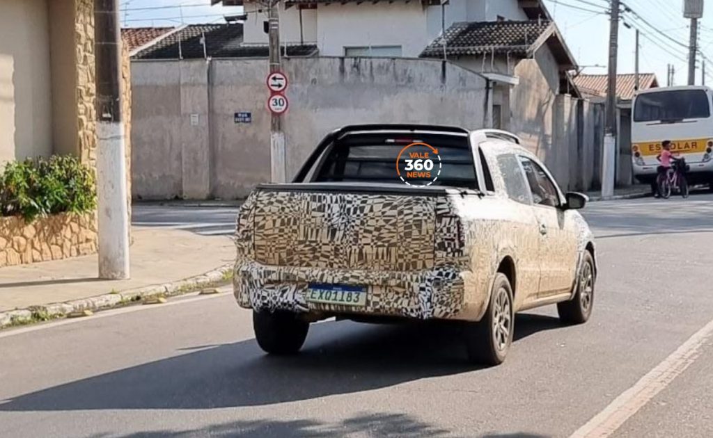 Nova Saveiro é flagrada pelas ruas de Caçapava