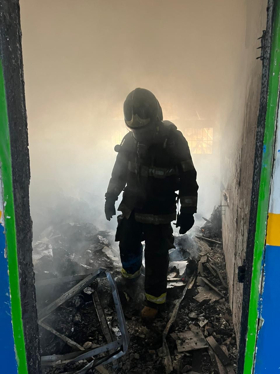 Escola pega fogo em Jacareí