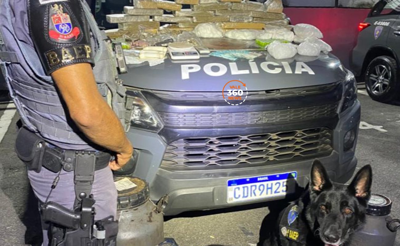 Homem é preso com muita droga em São José dos Campos