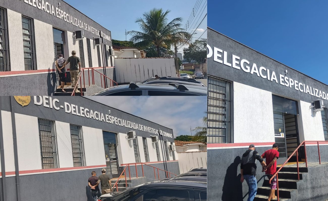 Polícia Civil captura três foragidos da Justiça em operação em Taubaté