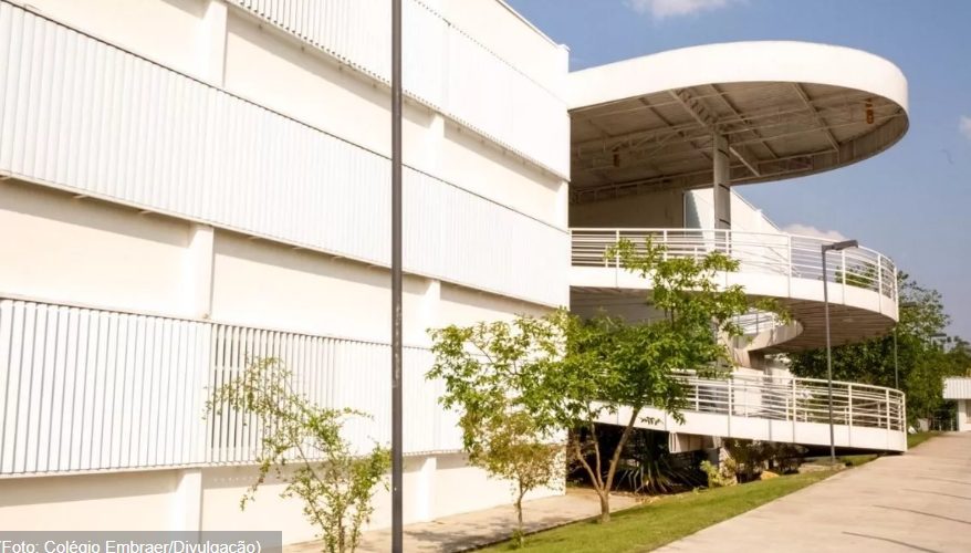 Inscrições para o vestibulinho do Colégio Embraer estão abertas