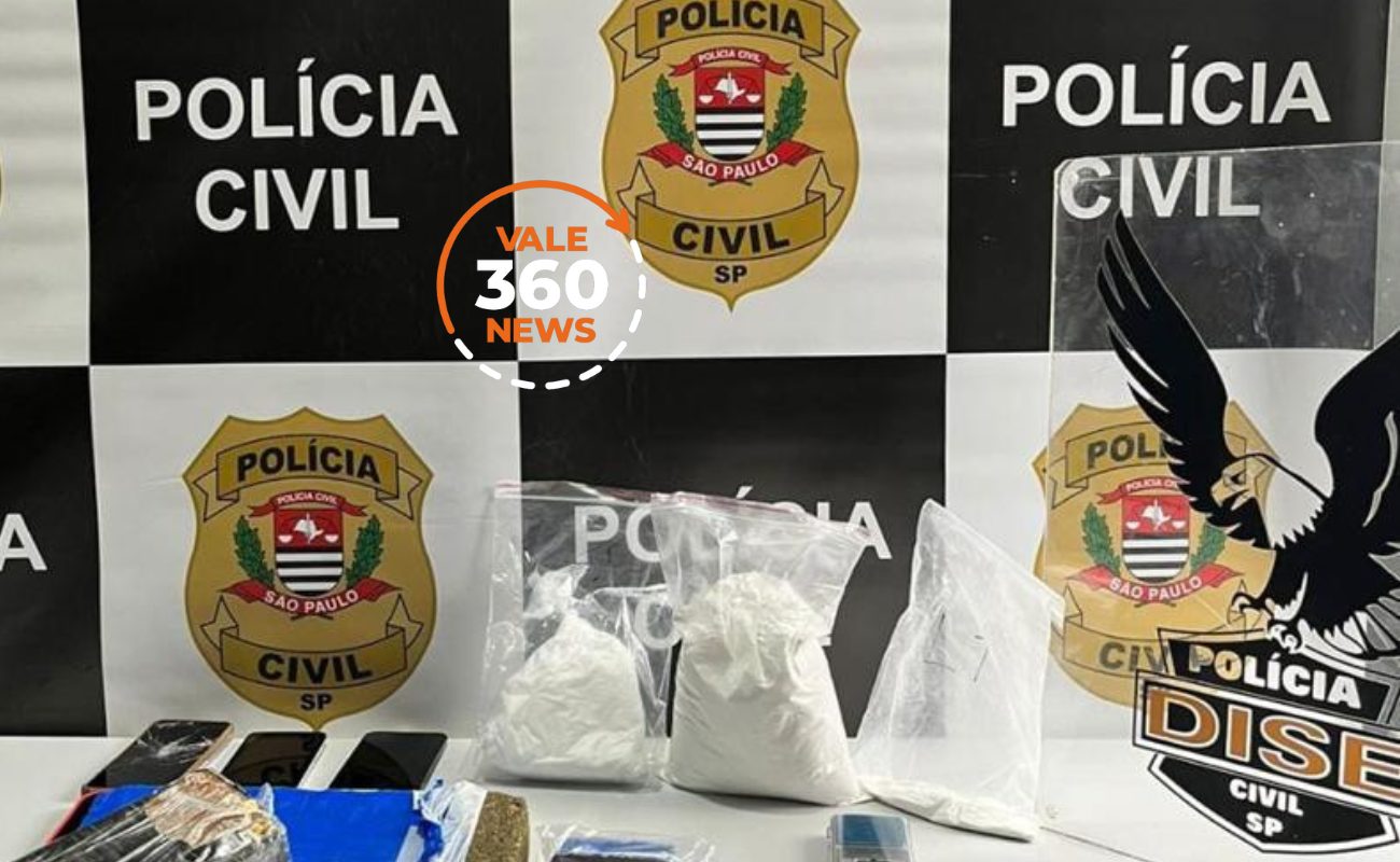 Dois homens são presos em flagrante em investigação sobre o tráfico de drogas em Jacareí