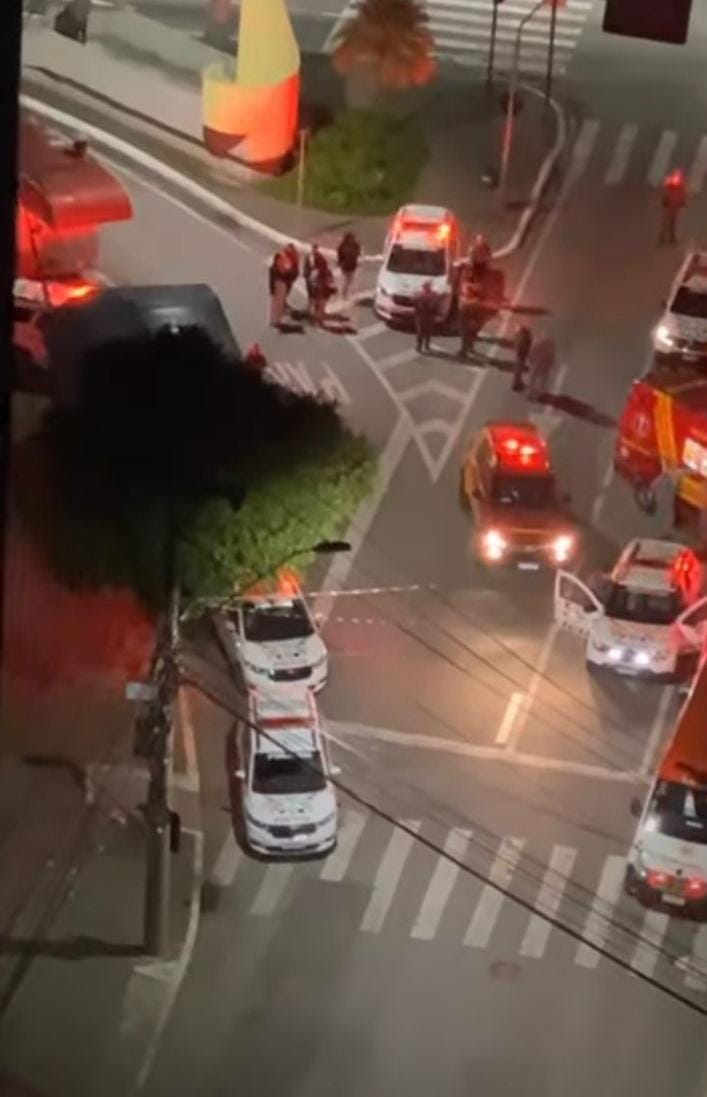 Homem é baleado pela PM e fica ferido em saída de balada no centro de São José dos Campos
