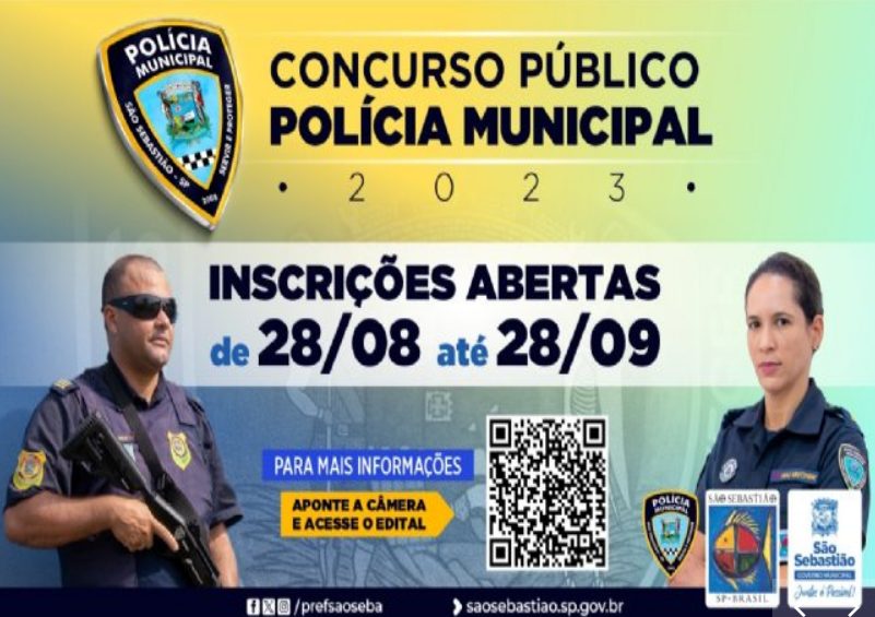 concurso da Polícia Municipal de São Sebastião