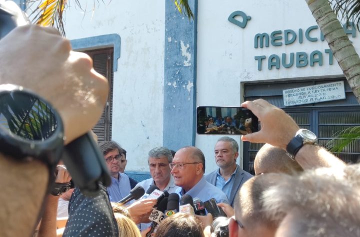 Alckmin diz que o governo federal "vai repassar o recurso" para o HMUT