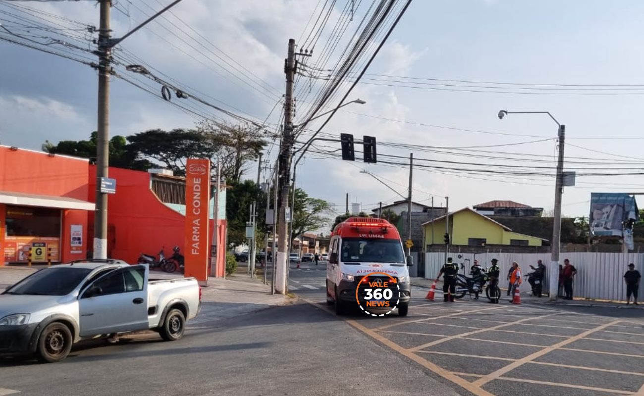 Colisão entre motos deixa dois feridos em Caçapava