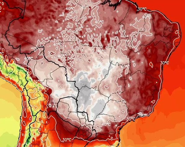 Calor será excepcional e de extremo perigo no Vale do Paraíba e no Brasil nos próximos dias