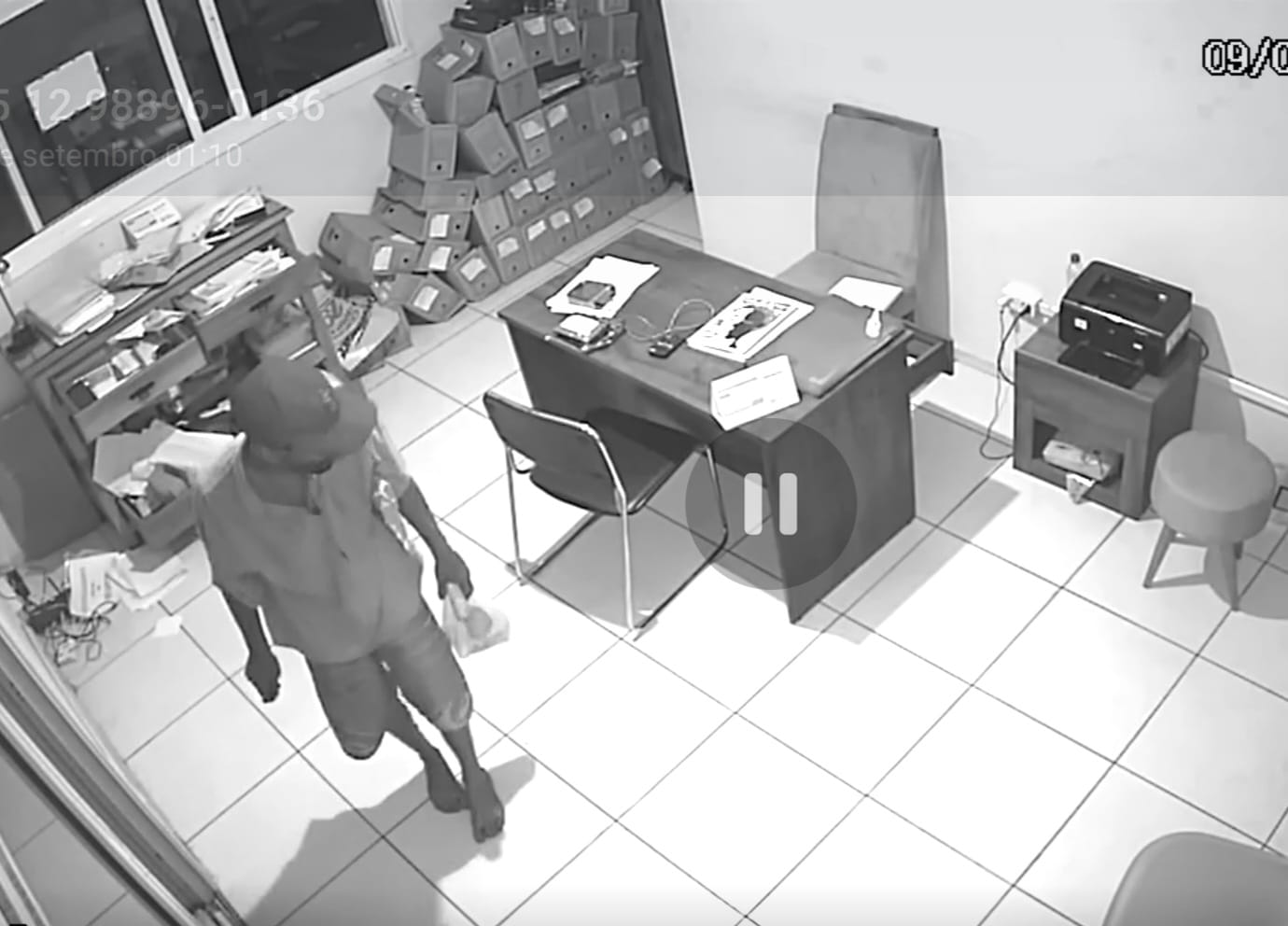 Comerciante de Pinda é furtado duas vezes em quatro dias e PM conta com ajuda do “Vizinhança Solidária” para prender ladrão