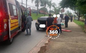 Carro e caminhão
