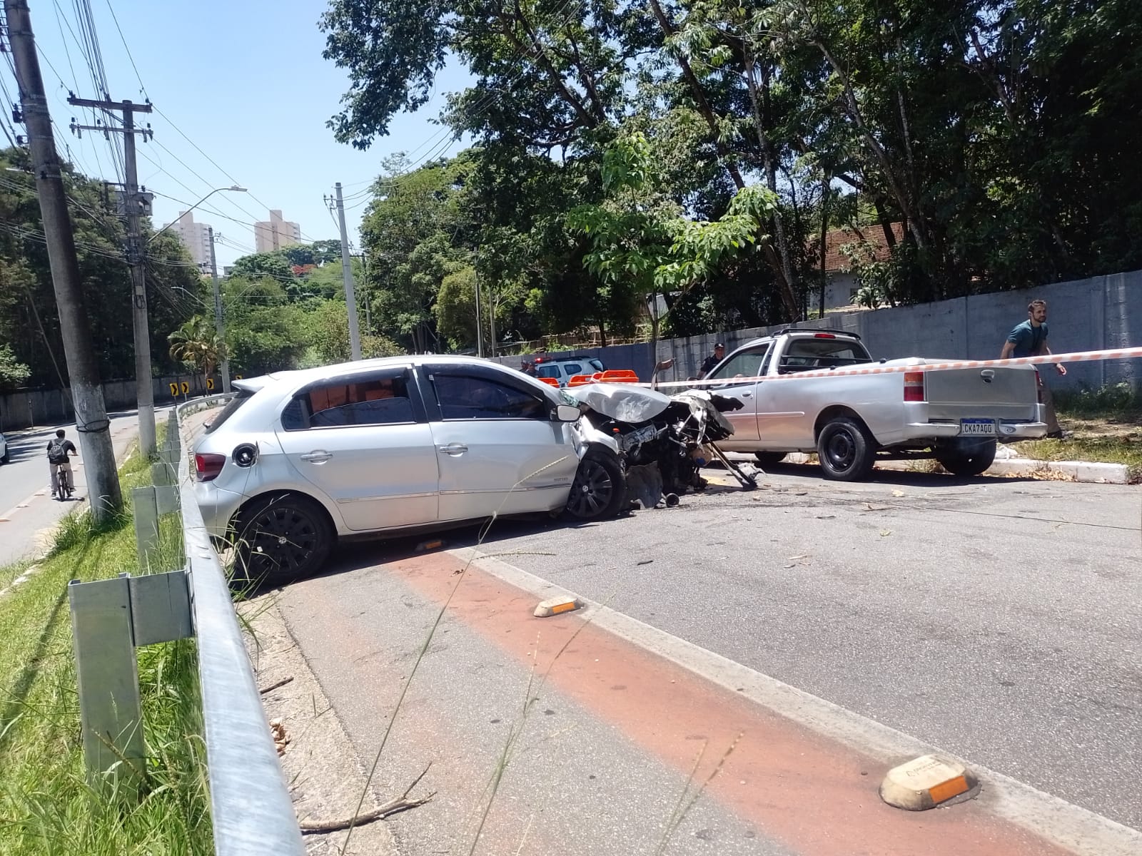 acidente em avenida de Taubaté