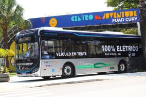 ônibus elétricos em SJC