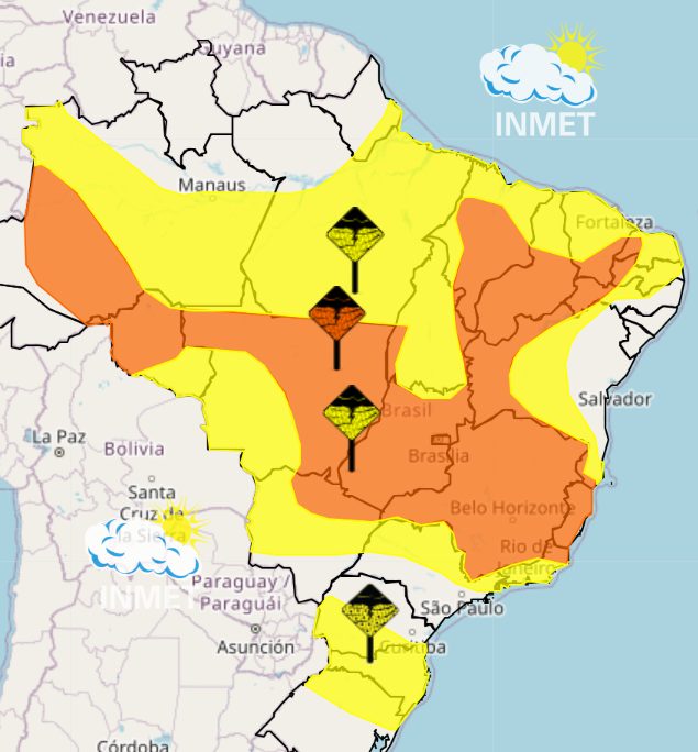 chuva excessiva no Sudeste