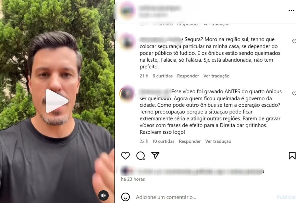 Secretário diz que SJC é segura, mas nas redes sociais joseenses discordam. Dados da SSP mostram piora nos índices criminais 5 WhatsApp Image 2024 01 22 at 00.20.00