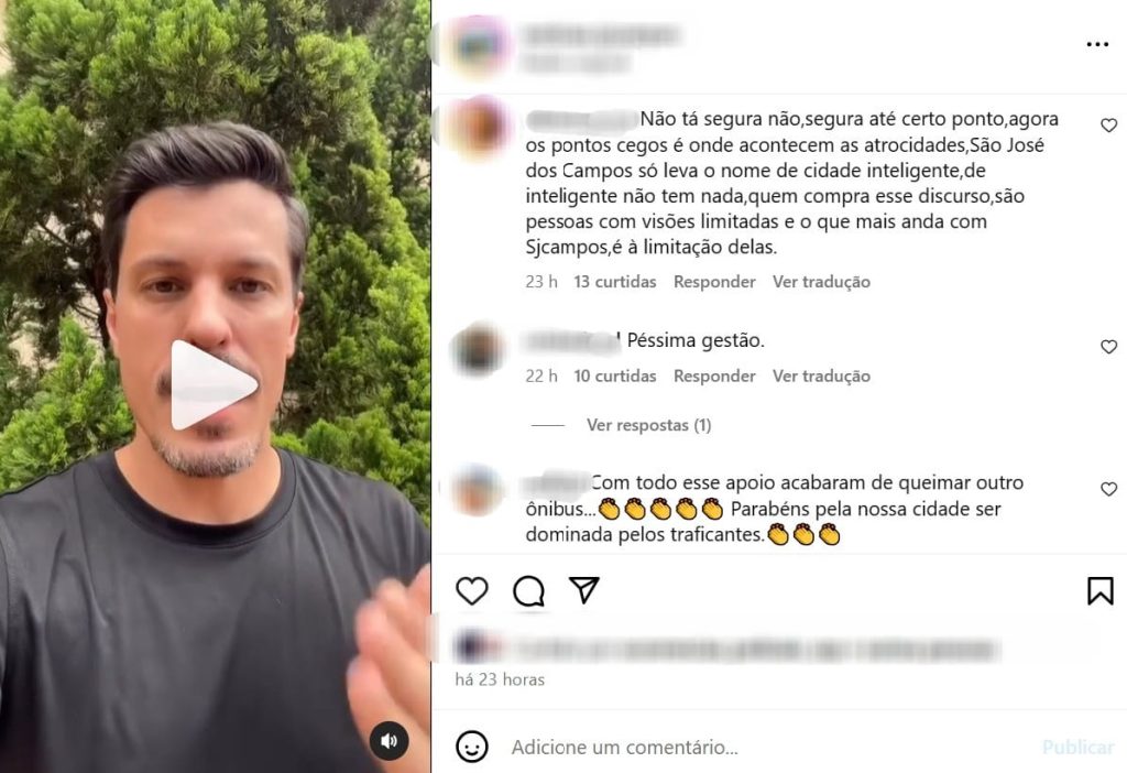 Secretário diz que SJC é segura, mas nas redes sociais joseenses discordam. Dados da SSP mostram piora nos índices criminais 2 Secretário diz que SJC é segura