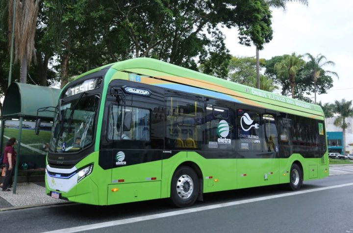 ônibus elétricos em São José