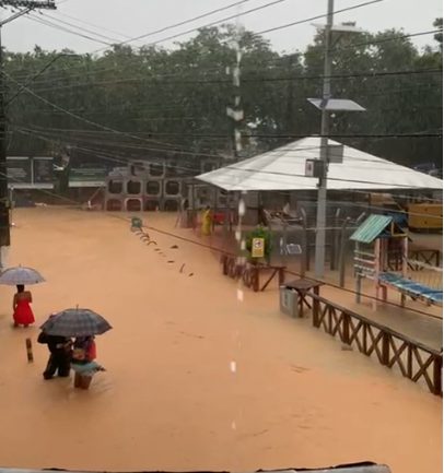 Sirenes Soam na Vila Sahy em São Sebastião