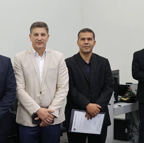 Prefeito e Secretário de Segurança de Pinda